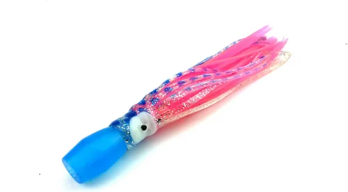 Miniatura 19 de Lobo Lures Micro-Typhoon UV 5 "Mahi Tuna Ahi Señuelo Trolling Señuelo Big Game Azul Lumo Glow