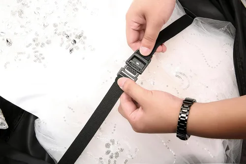 Miniatura 4 de Bolsa de ropa de boda de tres pliegues de 72 pulgadas para vestidos largos y vestidos, bolsa de almacenamiento colgante de viaje para hombres