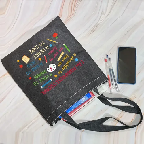 Miniatura 3 de Paraprofessional - Bolsa de maquillaje para asistente de enseñanza, bolsa con cremallera, regalos inspiradores, Bolsa