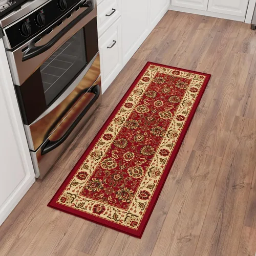 Miniatura 20 de Ottomanson Alfombra de 5 x 6,6 pies para sala de estar, alfombra oriental para dormitorio - alfombra grande para piso antideslizante y duradera