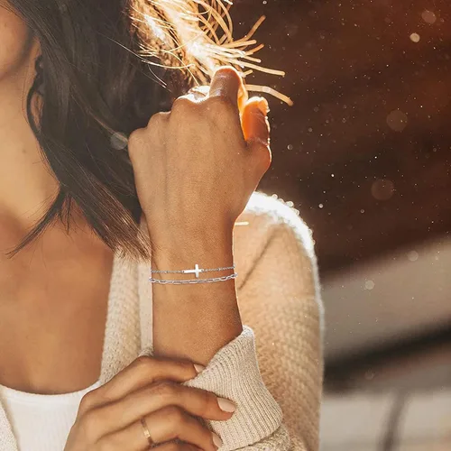 Miniatura 2 de Tarsus Pulsera de cruz para mujeres y hombres, regalos religiosos para mujeres y hombres, regalos cristianos para mujeres, amigos, familia