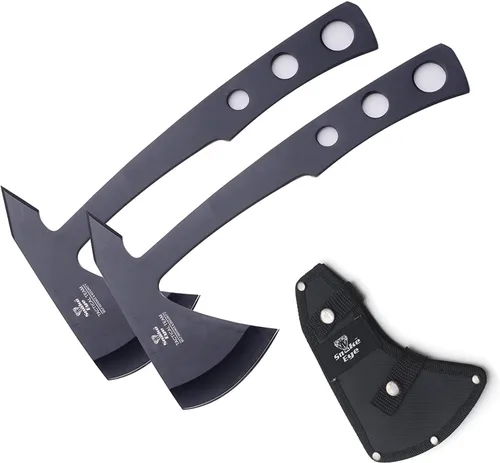 Miniatura 4 de Snake Eye Tactical Tomahawk - Cuchillo de lanzar, 9.5 pulgadas de longitud total, hoja de acero inoxidable, con funda de nailon