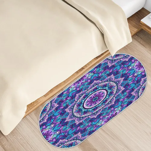 Miniatura 12 de cfpolar Alfombras de baño antideslizantes de girasoles blancos con margaritas blancas, tapete de baño de microfibra absorbente, lavable a máquina