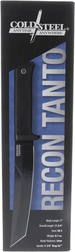 Miniatura 7 de COLD STEEL Recon Tanto SK-5 - Cuchillo de hoja afilada de 7 pulgadas, mango Kray-Ex de 4.75 pulgadas, cuchillo táctico militar de hoja fija