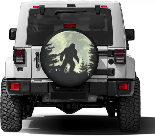 Miniatura 2 de Full Moon - Cubierta de neumático de repuesto a prueba de polvo, para remolque, RV, SUV y muchos vehículos, 14 pulgadas