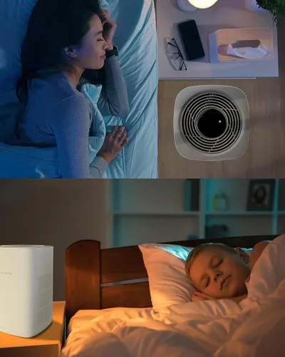 Miniatura 5 de Purificador de aire Airversa HomeKit por Thread funciona con HomeKit (se requiere hub doméstico) limpiador de aire inteligente de 3 etapas H13 True