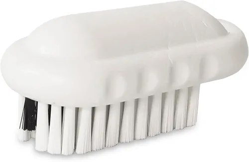 Miniatura 2 de Cepillo exfoliante para uñas SPARTA de grado comercial, cepillo resistente para manos y uñas con cerdas rígidas para jardineros, mecánicos y Blanco