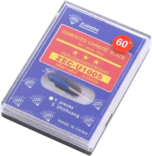 Cuchillo de corte de acero de tungsteno con cuchillas de corte para cortar con base de soporte (60 °)