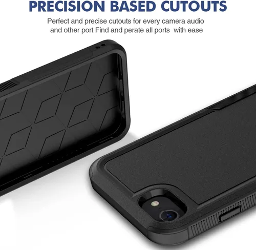 Miniatura 84 de Jeylly Funda para iPhone SE/Funda para iPhone 5S, Exterior de Plástico Duro que Absorbe Golpes + Interior de Silicona de Goma Defensor contra