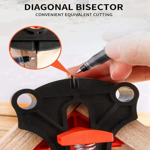 Miniatura 6 de Abrazaderas de ángulo recto, Abrazaderas angulares, 60 ° 90 ° 120 ° Abrazaderas de ángulo recto Carpintería Clip de esquina Herramientas de mano