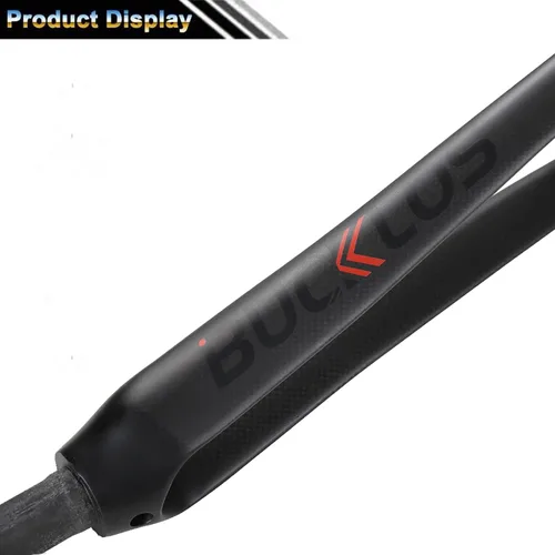 Miniatura 6 de BUCKLOS 1.126 in 700C Full Carbon Fiber Road Bike Rigid Fork, C-Type Clamp Brake, 1-1/8 Tubo recto sin rosca Superlight 3K T800 Bicicleta Frente