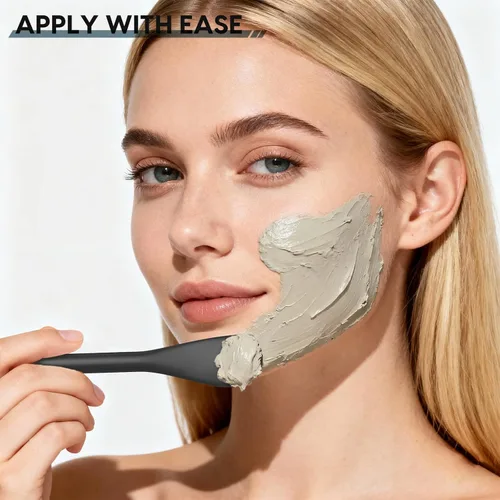 Miniatura 4 de Cepillo de limpieza facial de silicona – 2 unidades de exfoliante de doble extremo para limpieza profunda de poros, eliminación de puntos negros