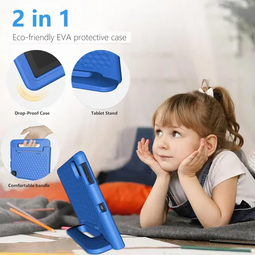 Miniatura 5 de YACXBTK Tablet para niños de 3 a 12 años de 10.1 pulgadas Android 14 6000mAh 8GB RAM+64GB ROM (expandible a 1TB) Tablet para niños WiFi6 Google Kids