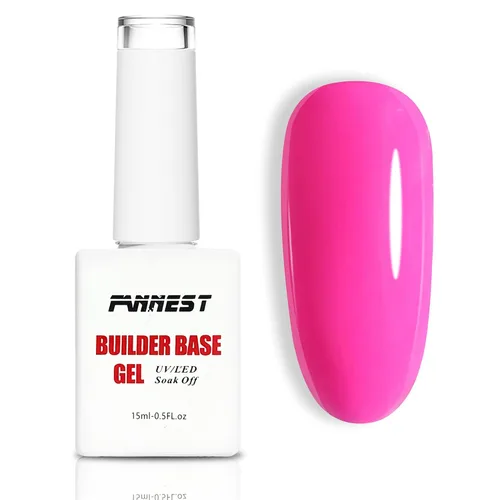 Miniatura 15 de Kit de Gel Constructor Gel Base de Goma Esmalte de Uñas, 15ml*2pcs (0.51 fl oz x 2 piezas) Para Engrosamiento de Uñas, Extensión de Fortalecimiento