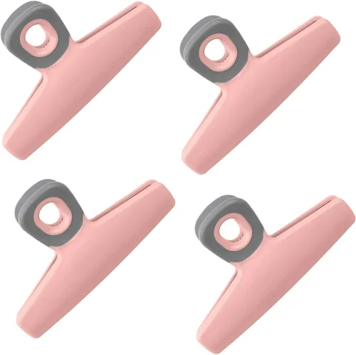 Miniatura 12 de COOK WITH COLOR Clips para alimentos – Clips anchos y resistentes, clips grandes para bolsas para almacenamiento de alimentos con agarre hermético