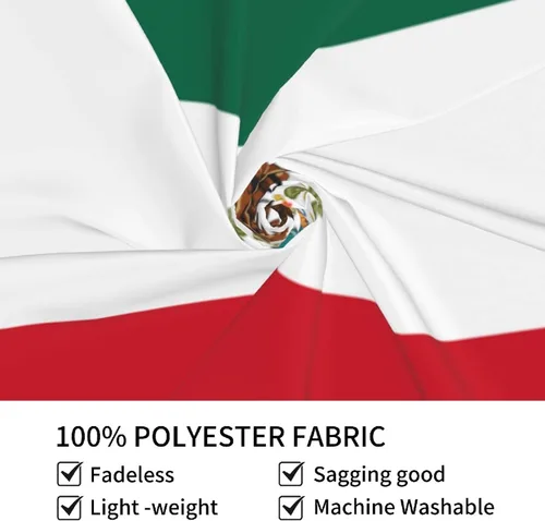 Miniatura 6 de JUHIOPOI Tapiz de pared con bandera de México, arte nocturno mexicano para decoración de pared lateral de dormitorio, (60 x 40 pulgadas)