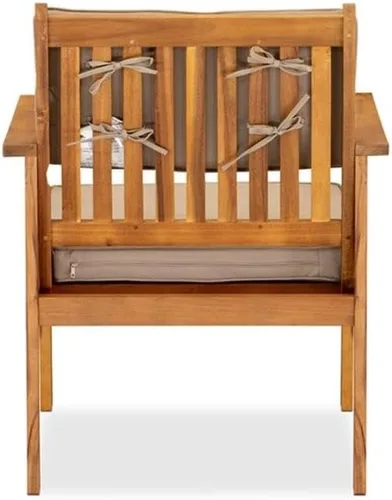 Miniatura 6 de EAST WEST FURNITURE BBI3CNA - Juego de mesa auxiliar Bristol de 3 piezas, incluye una mesa auxiliar y 2 sillas de patio de tela de poliéster