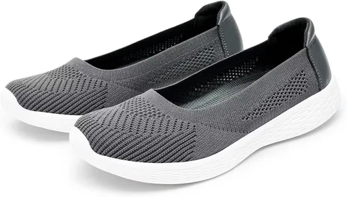 Miniatura 6 de TIOSEBON Women's Comfortable Loafer Flat Foam Mesh Slip-On Walking Shoes