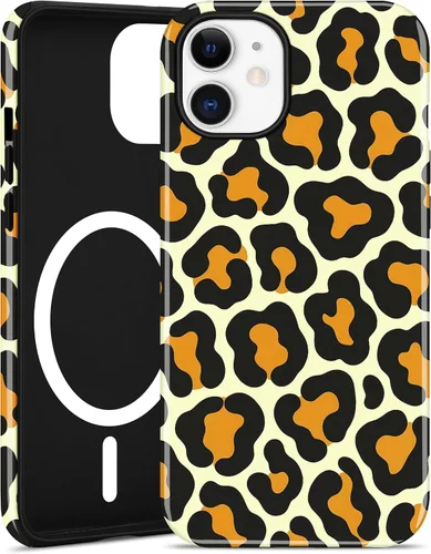 Miniatura 115 de Jusy Compatible con MagSafe Brown Tortoise Shell Print Phone Case para iPhone 7/8/SE, funda protectora magnética de lujo de TPU suave