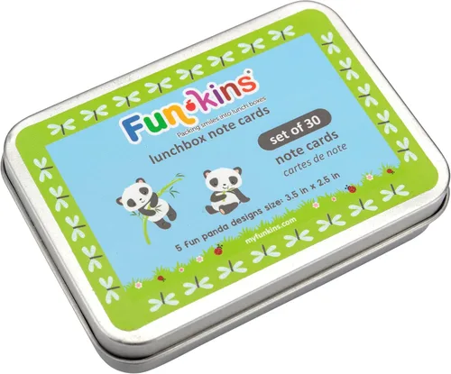 Miniatura 3 de Funkins - Fiambrera escolar para niños, divertidas tarjetas para inspiración, motivación, afirmaciones positivas y amor de padres a niños, sin