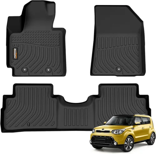 Miniatura 30 de Alfombrillas y forro de carga para Jeep Grand Cherokee L 2021-2025 (solo para 6 plazas sin consola central), alfombrillas de automóvil TPE para todo