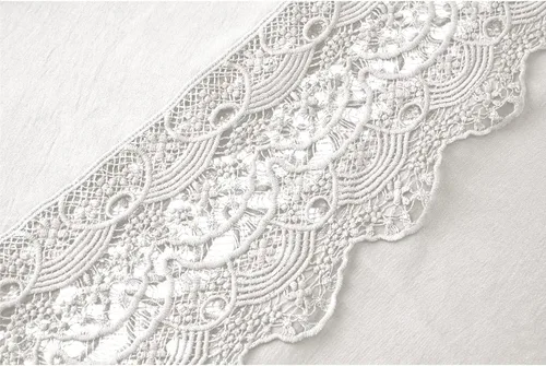 Miniatura 92 de Vestido largo de encaje para mujer de manga corta y cuello en V, vestido de fiesta estilo bohemio con cintura fruncida, vestido bohemio para mujer