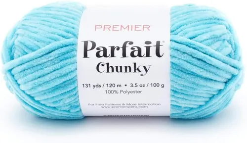 Miniatura 22 de Premier Parfait Hilo Grueso - Súper Voluminoso para Tejer y Hacer Ganchillo, Chenilla, Sunshine