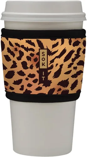 Miniatura 20 de Sok It HotSok Coffee & Tea - Funda de neopreno con aislamiento reutilizable (floral abstracto)