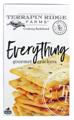 Terrapin Ridge Farms Everything Gourmet - Galletas de varios granos – Aperitivo y aperitivo salados – Caja de 3.99 oz