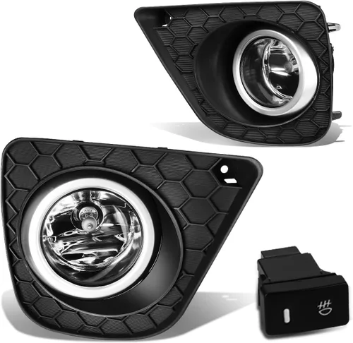 DNA MOTORING FL-ZTL-193-CH - Luz antiniebla para el lado del conductor y del pasajero, mejora la visibilidad [compatible con Honda Accord Coupe