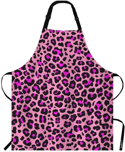 Miniatura 12 de Delantal de cocina con cabeza de gato negro Babero Delantal para Chef Restaurante Limpieza del hogar Servicio, Multi-001