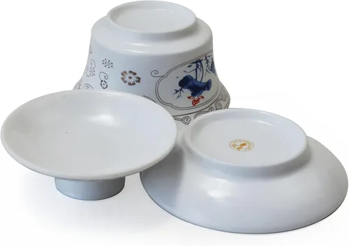 Miniatura 5 de GDLK Gaiwan Teacups Taza de té china Sopera Éxito Sancai Cover Bowl Gongfu Juego de té (loto)