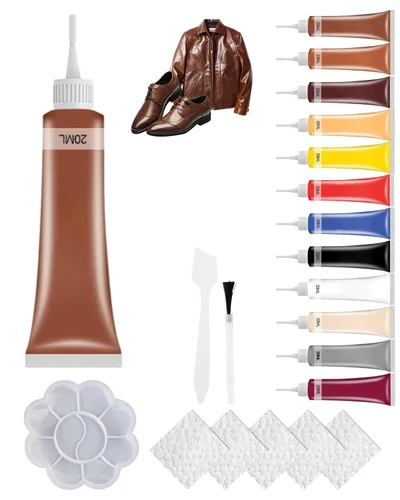 Gel de reparación de cuero avanzado 2026, kit de reparación de cuero para asiento de automóvil, kit de reparación profesional de cuero para asiento
