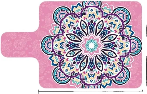 Miniatura 9 de colchoneta de gimnasia Colchoneta De Goma Natural Para Pilates, Almohadilla De Meditación Para Yoga, Colchón De Protección Antideslizante, Equipo