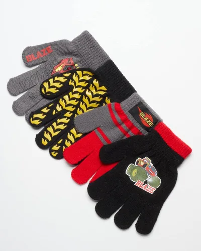 Miniatura 3 de Nickelodeon Paquete de 4 manoplas o guantes para niños Paw Patrol y Blaze (niñosniños pequeños)
