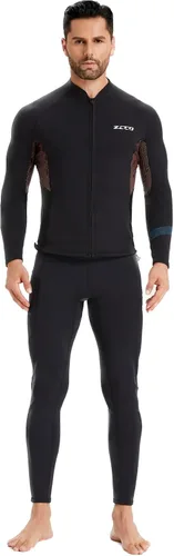 Miniatura 6 de ZCCO Pantalones de neopreno para hombre y mujer, 0.079 in, neopreno para natación, surf, esnórquel, buceo, canotaje, buceo 0.079 in hombres largos
