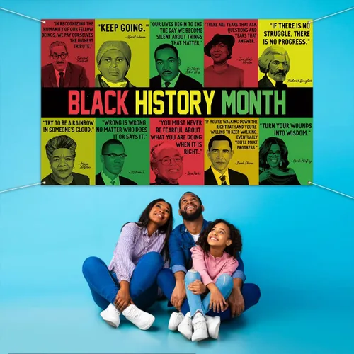 Miniatura 4 de Nepnuser Decoraciones del mes de la historia negra, telón de fondo de cabina de fotos afroamericana, orgullo negro, gente famosa, escuela, aula