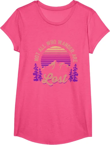 Miniatura 63 de Not All Who Wander Are Lost Vintage Mountains - Camiseta de senderismo, Negro, S