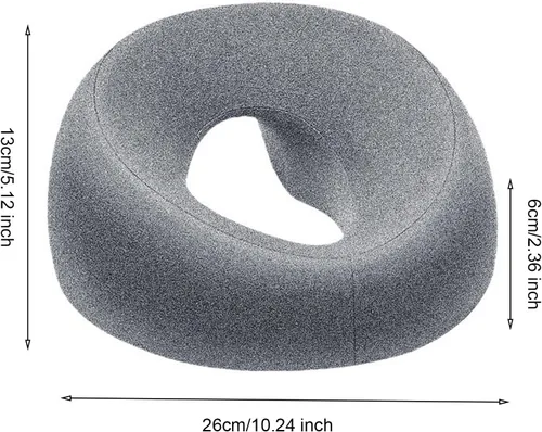 Miniatura 2 de Almohada boca abajo después de cirugía ocular Comfort Support Home Massage Pillow Diseño ergonómico Vitrectomía Retinal Recuperación Almohada Gris