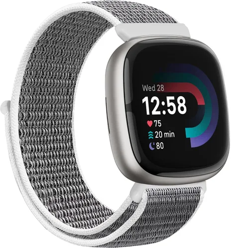 Miniatura 10 de Correas de nailon compatibles con Fitbit Versa 4/Sense 2/Versa 3/Fitbit Sense, correa de repuesto ajustable deportiva suave transpirable