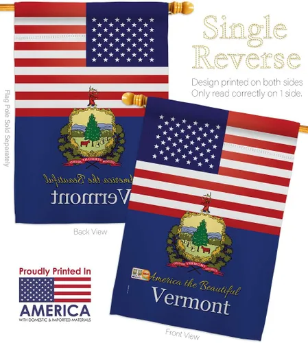 Miniatura 3 de Bandera de la casa de Vermont de Estados Unidos, Estados Unidos, Territorios Americanos, República, país, área particular, pequeña, decorativa