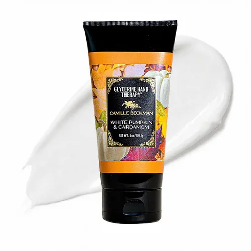 Miniatura 23 de Camille Beckman Crema de terapia de manos de glicerina, miel toscana, 8 onzas