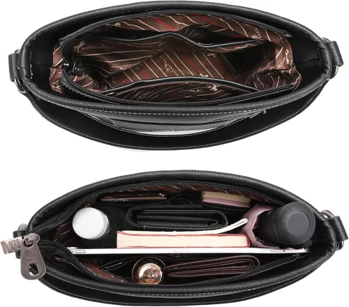 Miniatura 6 de Montana West Bolso de mano occidental para mujer, bolso de hombro oculto con cartera