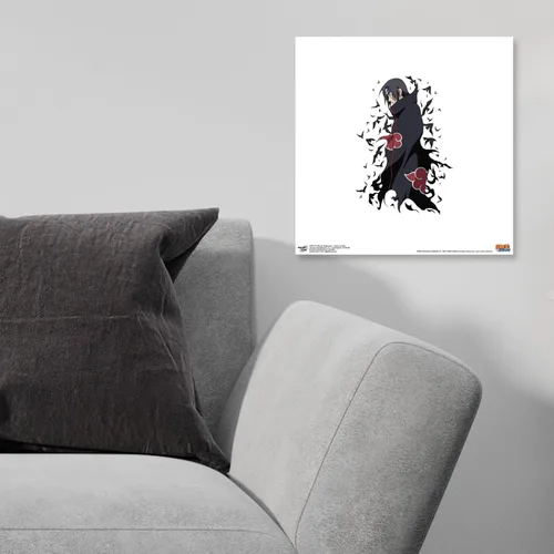 Miniatura 4 de Gallery Pops Naruto Shippuden - Arte de pared Itachi Uchiha, versión enmarcada negra, 12 x 12 pulgadas