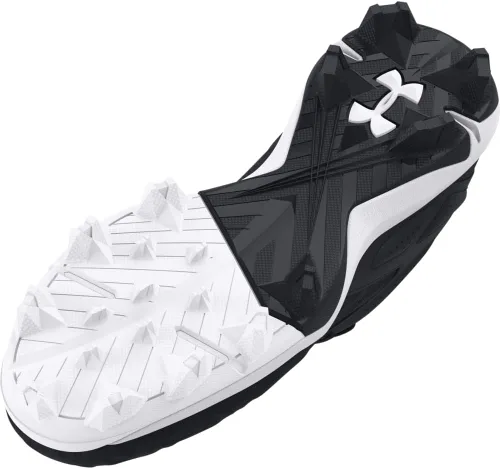 Miniatura 3 de Under Armour Leadoff Low Rm Jr 3.0 - Zapatos de béisbol para niños (001) Negro/Negro/Blanco