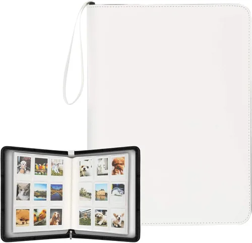 Miniatura 19 de Álbum de fotos de 256 bolsillos para cámara Fujifilm Instax Mini, libro de fotos con cubierta de cuero para fotos Polaroid, álbum de fotos de 2x3