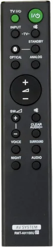 Nuevo RMT-AH100U RMTAH100U Control remoto compatible con sistema de altavoces de barra de sonido Sony HT-CT180 SA-CT180 SA-WCT180 HTCT180 SACT180