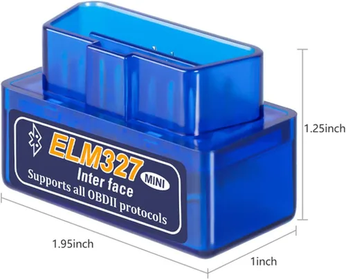 Miniatura 2 de Mini Bluetooth ELM327 OBD2 Detector de fallas de coche V2.1 Automóvil OBD OBDII lector de código comprobar la luz del motor herramienta