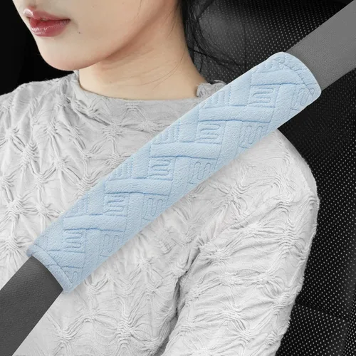 JUSTTOP Paquete de 2 almohadillas universales para correa de hombro para automóvil para una conducción más cómoda, fundas para correa de hombro,