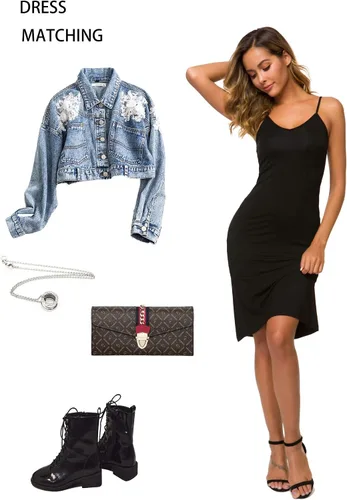 Miniatura 6 de Vestido largo con tirantes delgados para mujer